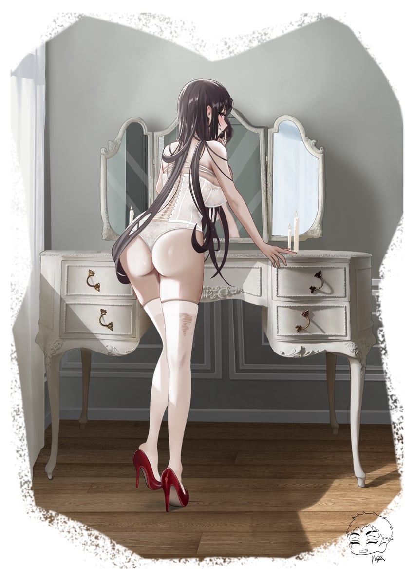 mihara (goddess of victory: nikke) drawn by danny_marx