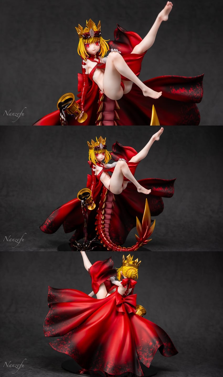 nero claudius and queen draco (fate and 1 more) drawn by nanzefu