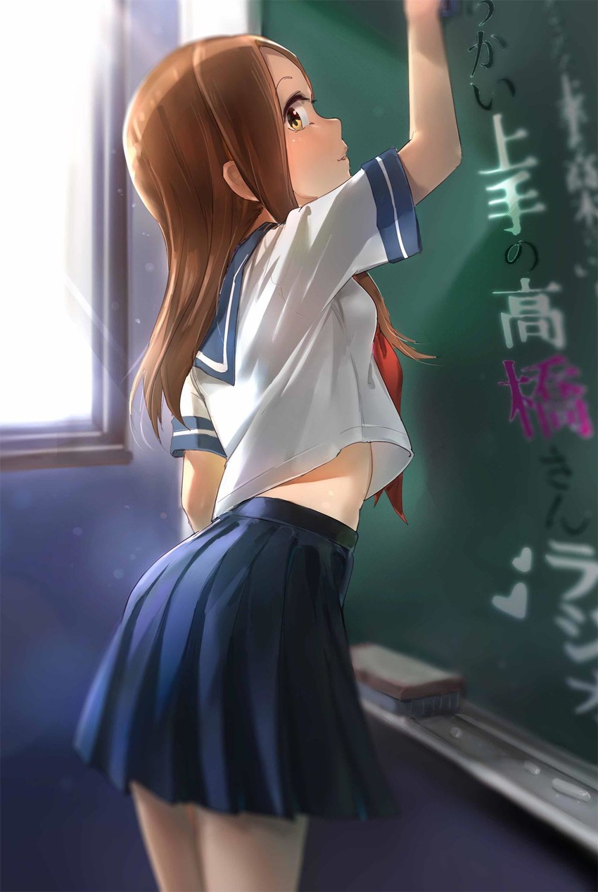 takagi-san (karakai jouzu no takagi-san) drawn by xiaoyu