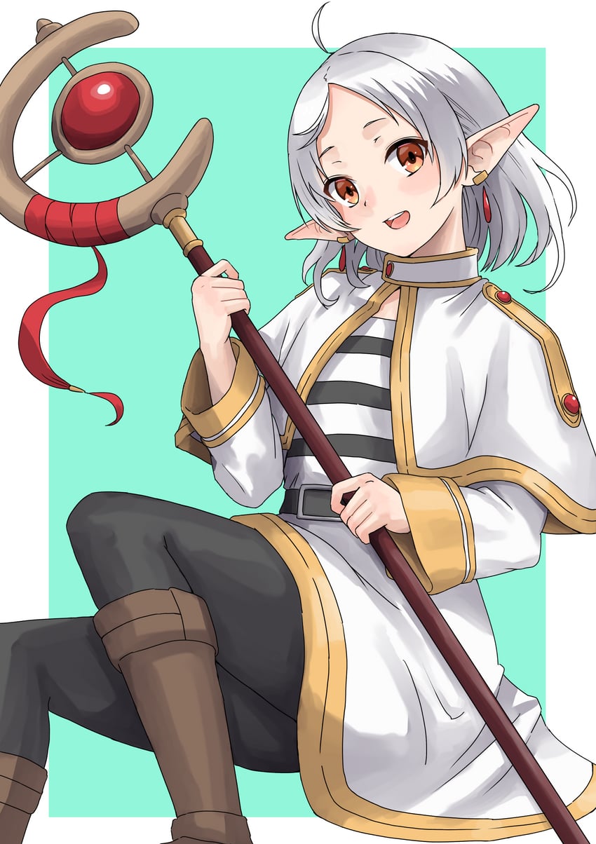 frieren and sylphiette (sousou no frieren and 1 more) drawn by syagare