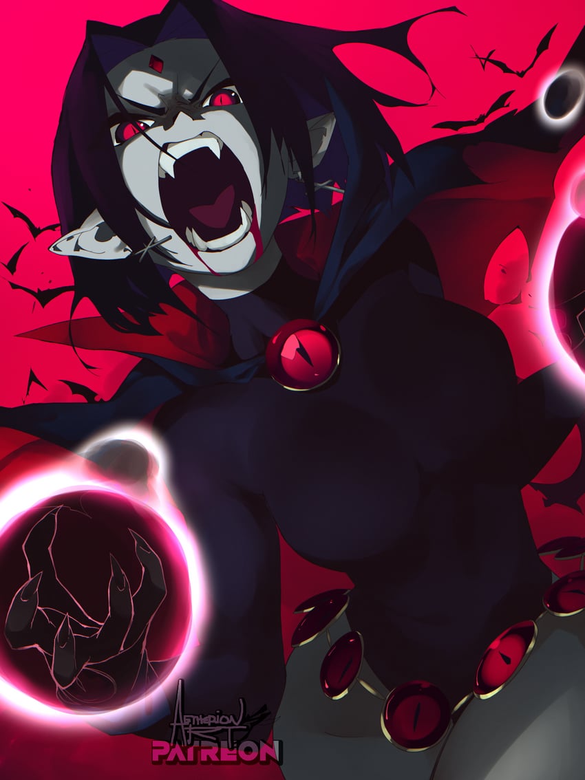 raven (dc comics and 1 more) drawn by aetherion