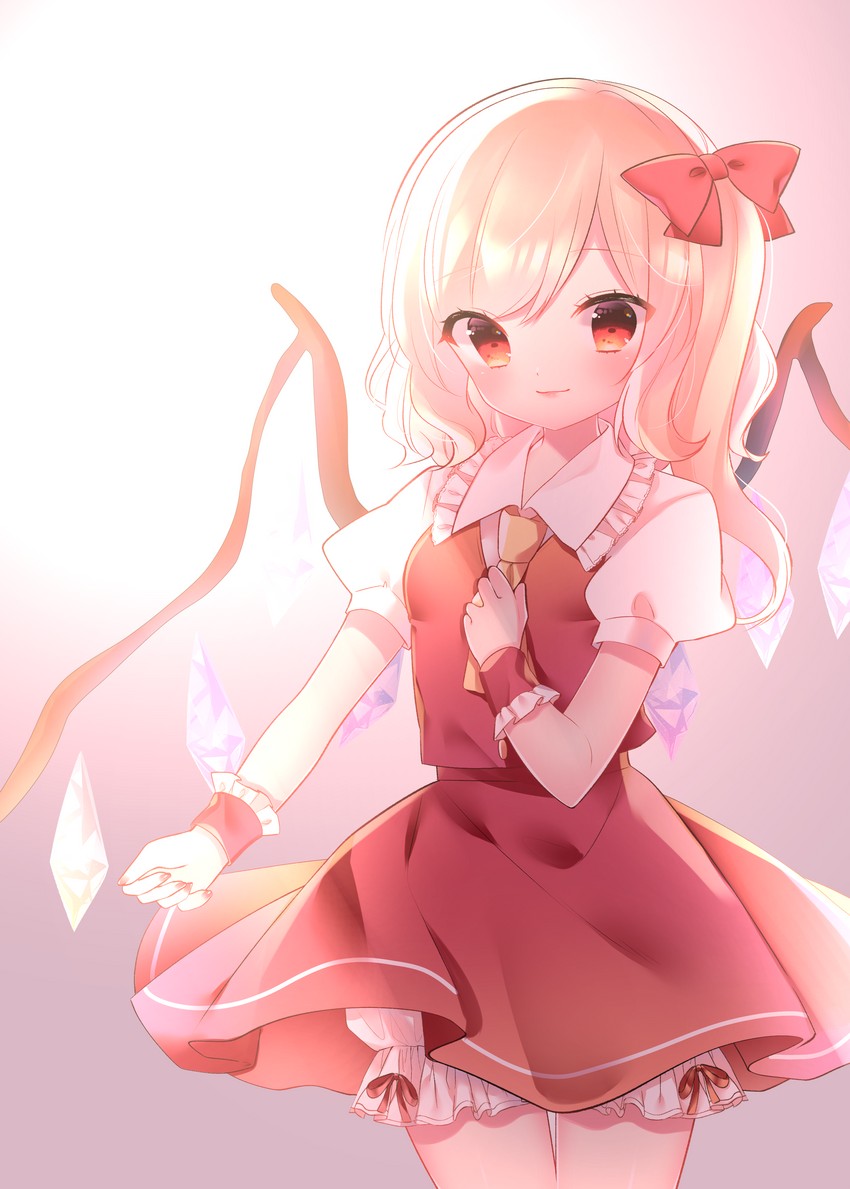 flandre scarlet (touhou) drawn by cacao_(cacaomgmg)