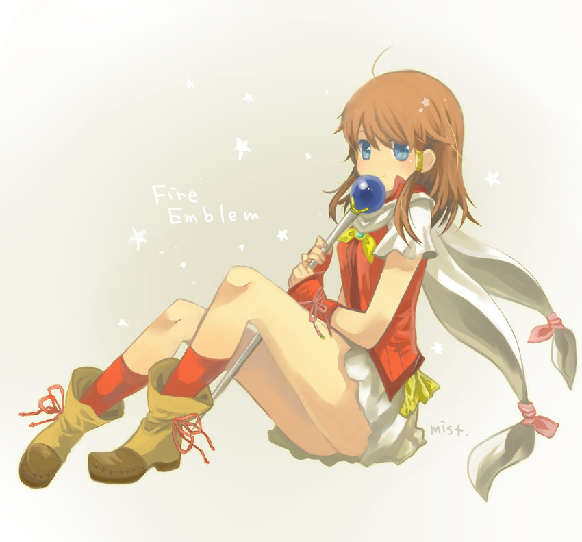mist (fire emblem and 1 more) drawn by menoko