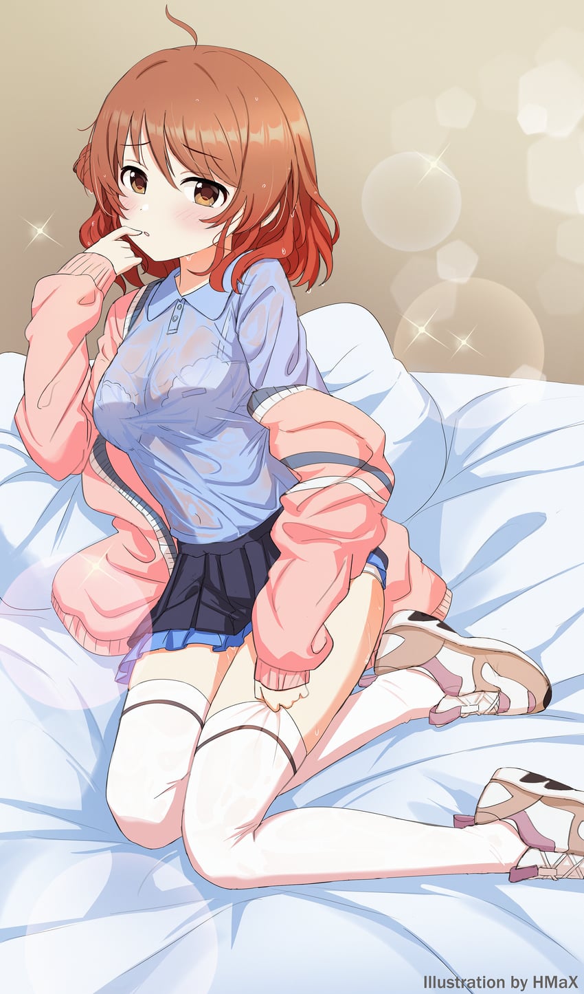 hanami ume (idolmaster and 1 more) drawn by hmax