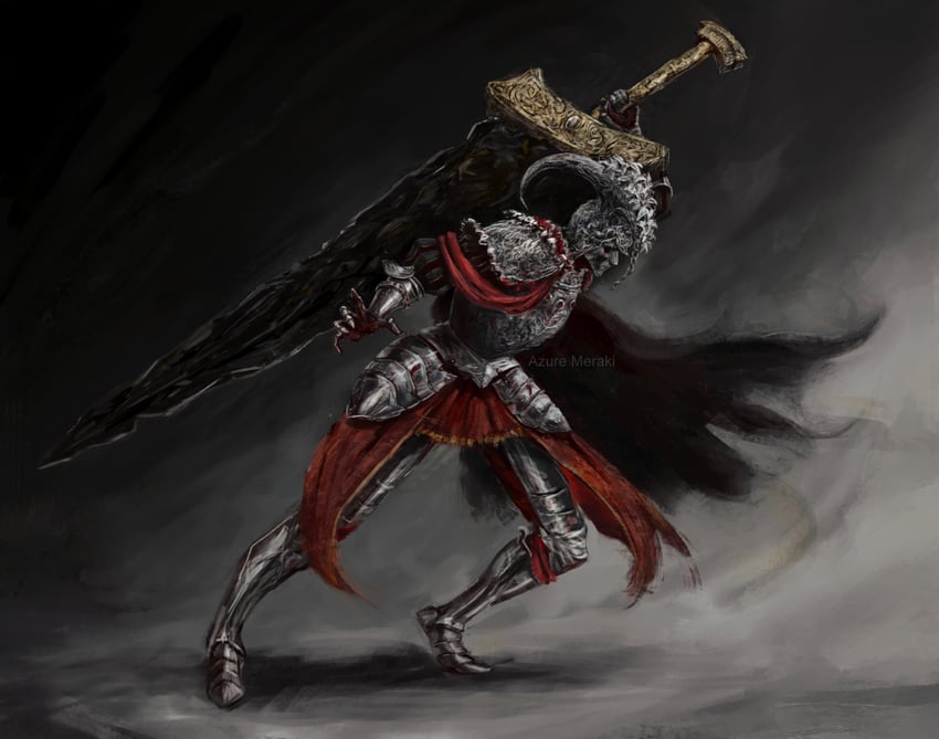 tarnished and juno hoslow (elden ring) drawn by azure_meraki