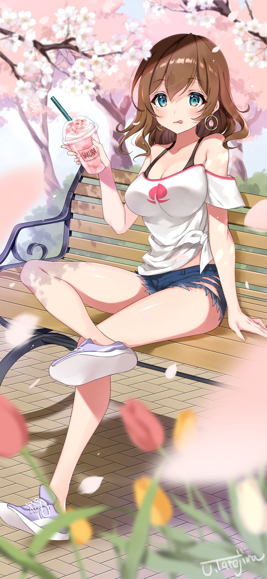 akizuki momoka (indie virtual youtuber) drawn by tatejima_uri