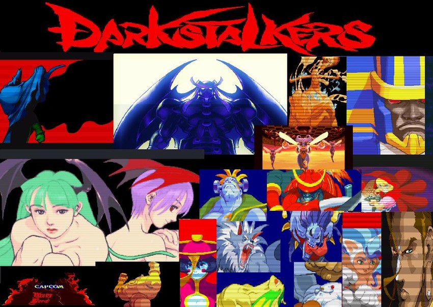 morrigan aensland, lilith, felicia, hsien-ko, b.b. hood, and 13 more (darkstalkers)