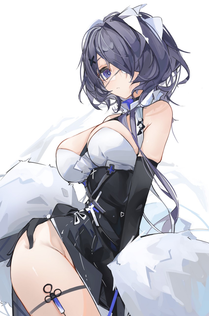 whisperain (arknights) drawn by mikozin