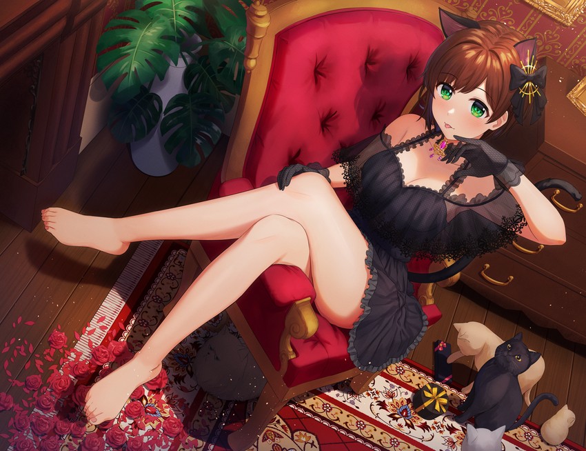 maekawa miku (idolmaster and 1 more) drawn by kurageso