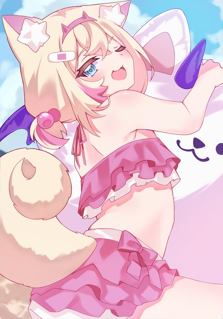 mococo abyssgard and perroccino (hololive and 1 more) drawn by roa_(roaru)