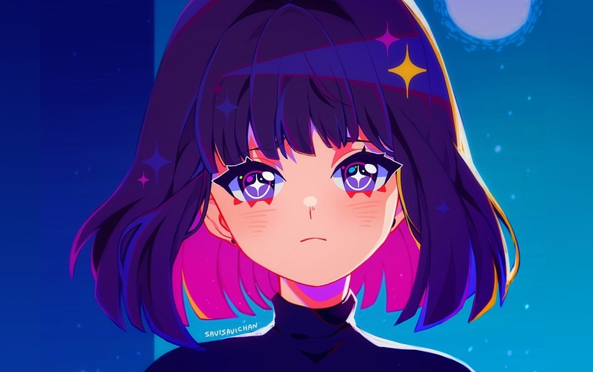 tomoe hotaru (bishoujo senshi sailor moon and 1 more) drawn by savi_(byakushimc)