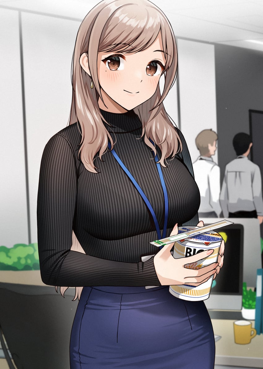 akaori umeka (kaisha no senpai akaori-san) drawn by doushimasho