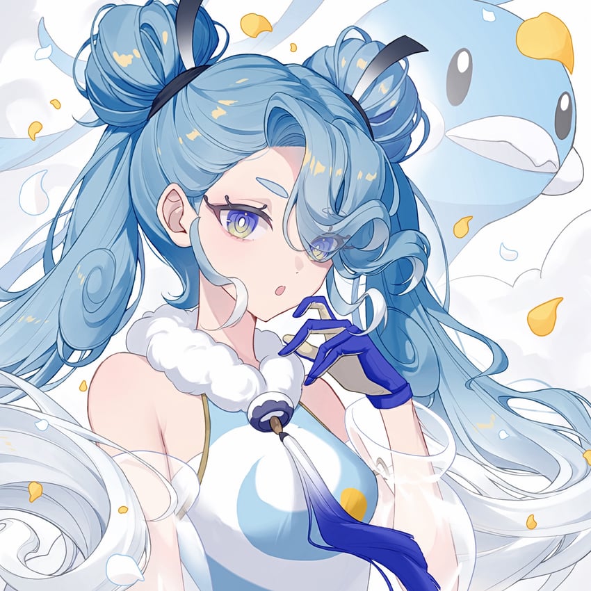 hatsune miku, altaria, and flying miku (pokemon and 2 more) drawn by osage_(8545675)