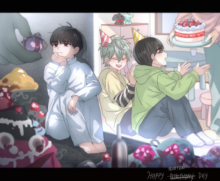 till, ivan, io, and unsha (alien stage) drawn by mikan_(artist)
