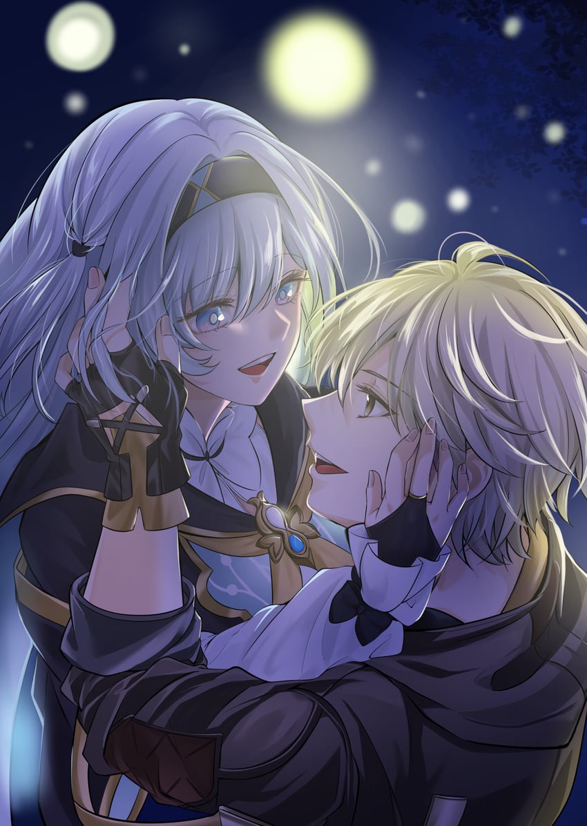 trailblazer, firefly, and caelus (honkai and 2 more) drawn by miyura1010