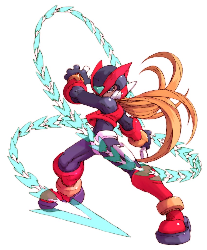 zero and zero(z) (mega man and 2 more) drawn by nakayama_tooru