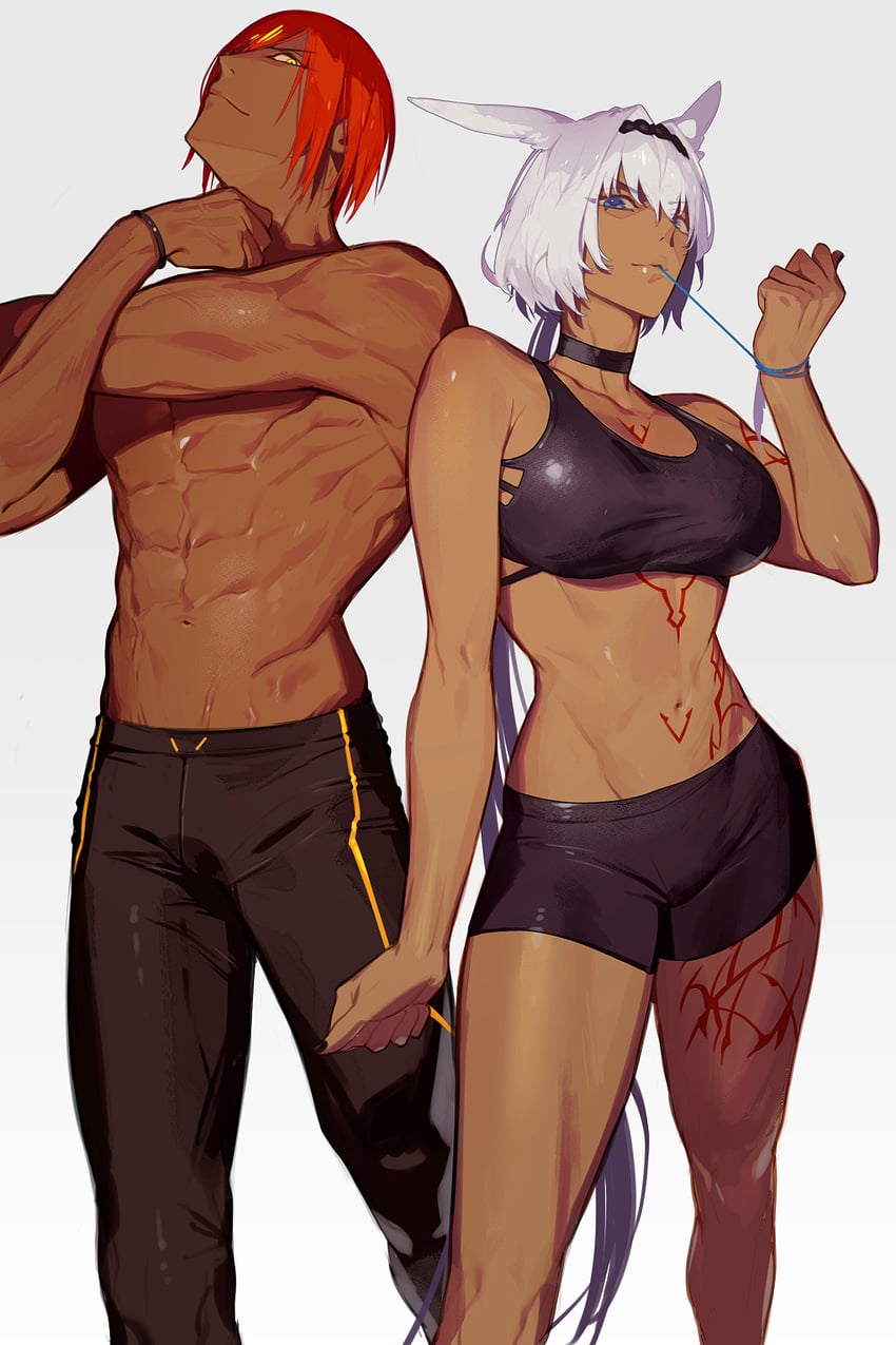 caenis and ashwatthama (fate and 1 more) drawn by semi_(p-poco)