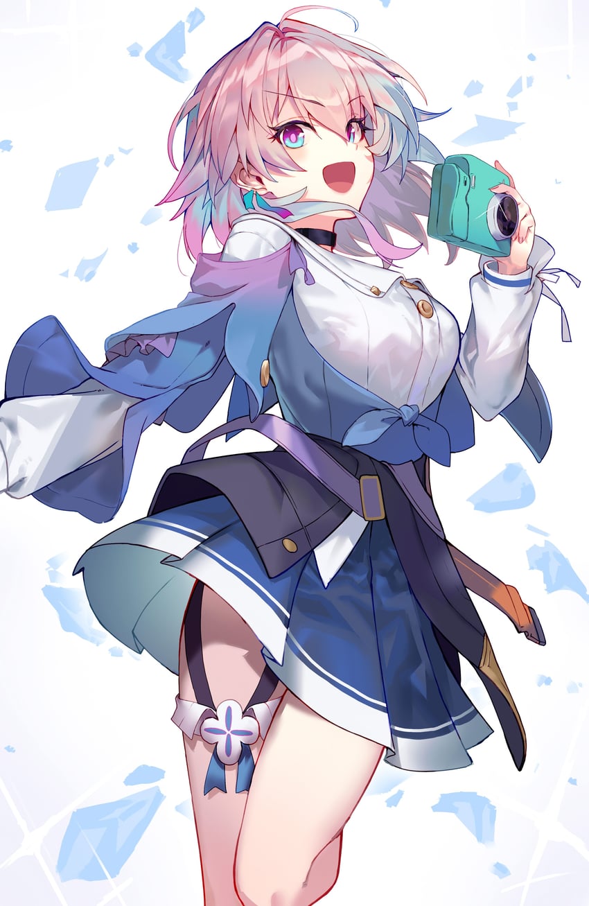 march 7th (honkai and 1 more) drawn by tsukudani_(ore624)
