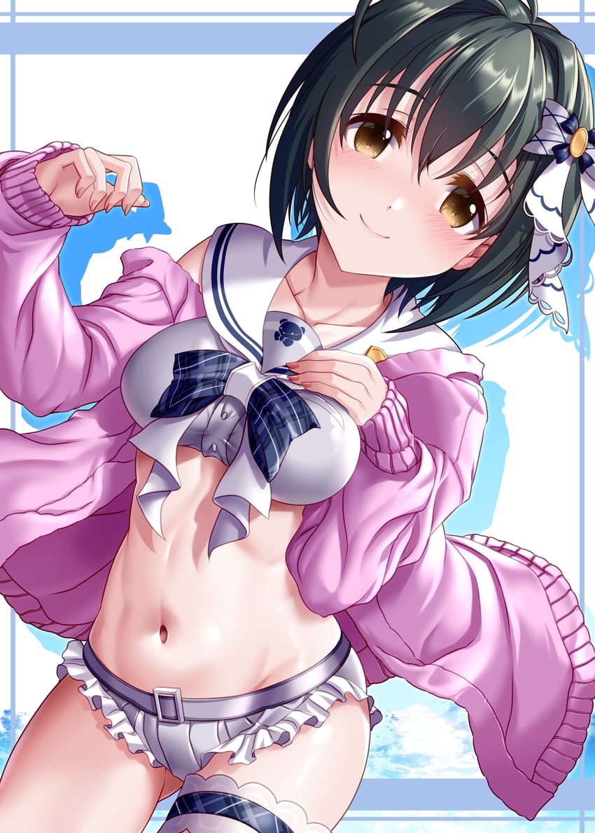kohinata miho (idolmaster and 1 more) drawn by guriguri_(43571477)
