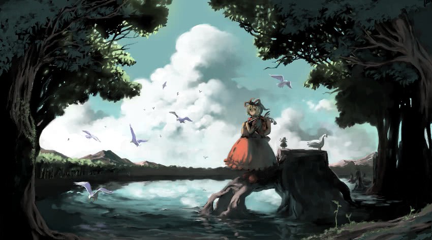 medicine melancholy and su-san (touhou) drawn by umigarasu_(coolier)