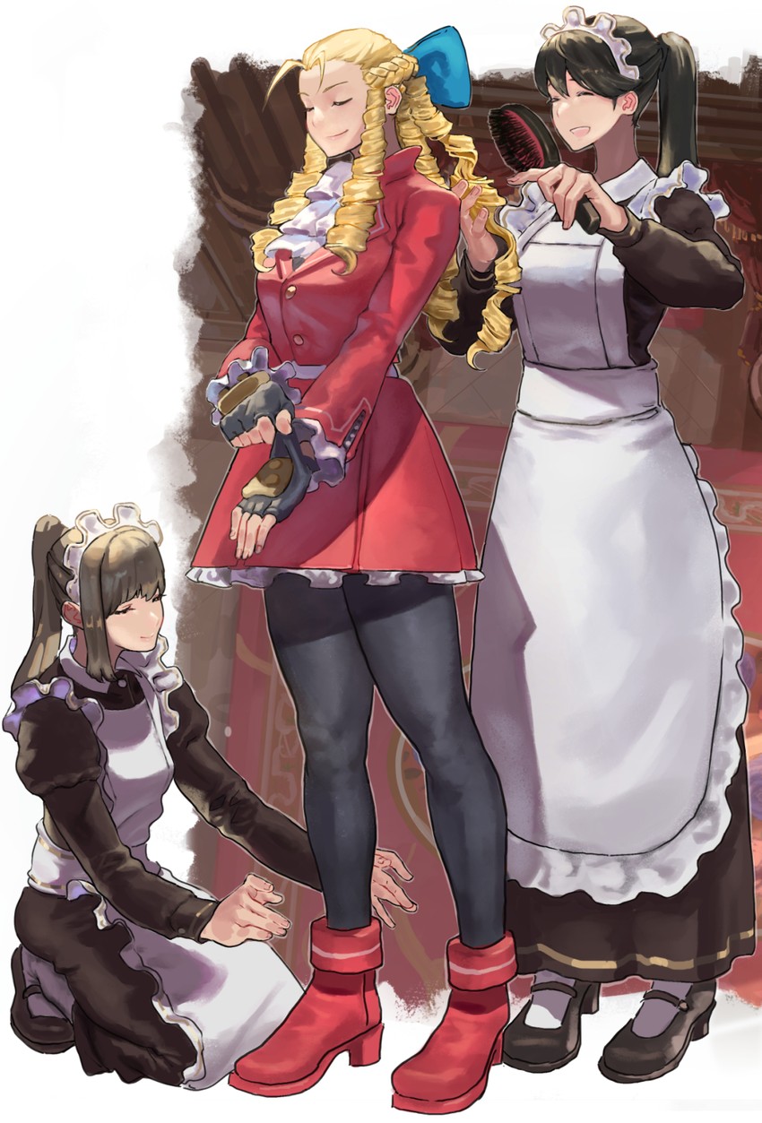 kanzuki karin (street fighter and 1 more) drawn by sora-bakabon