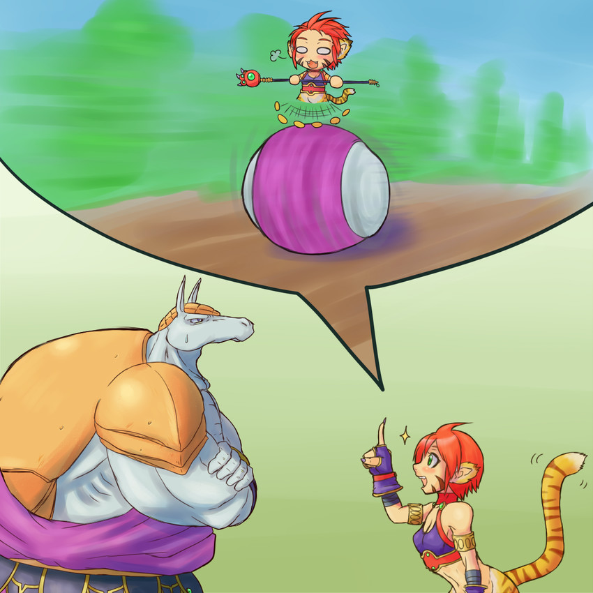 katt and rand (breath of fire and 1 more) drawn by torisei8