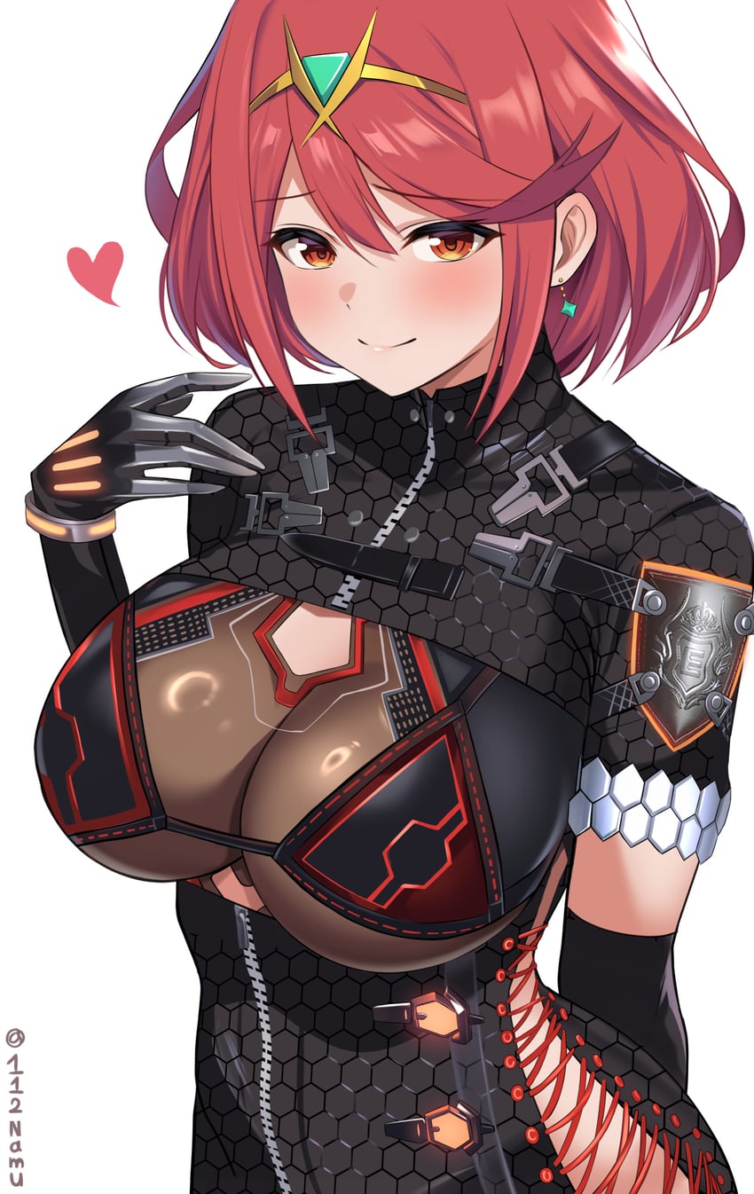 pyra and eve (xenoblade chronicles and 2 more) drawn by namu_(112namu)