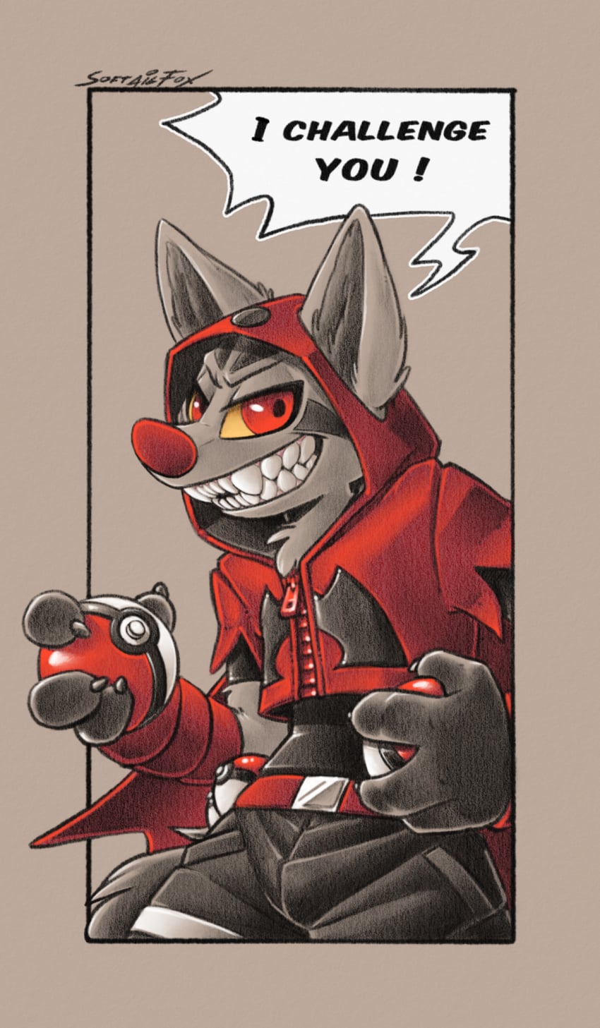 mightyena (pokemon and 1 more) drawn by softailfox