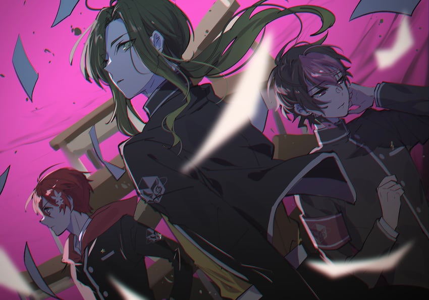 coe., yusuke, and lan (lost one no goukoku and 3 more) drawn by luka_ooooo