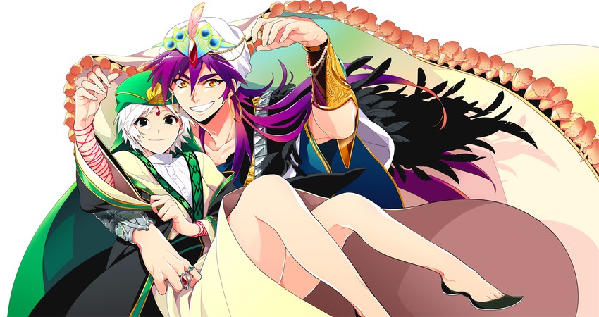 sinbad and ja'far (magi the labyrinth of magic) drawn by dalc_rose