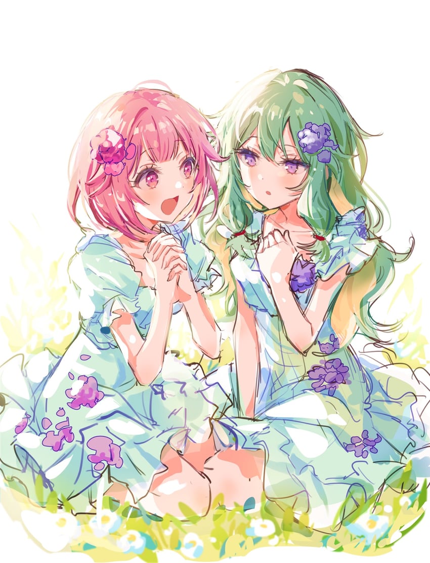 ootori emu and kusanagi nene (project sekai) drawn by kanon_25ji