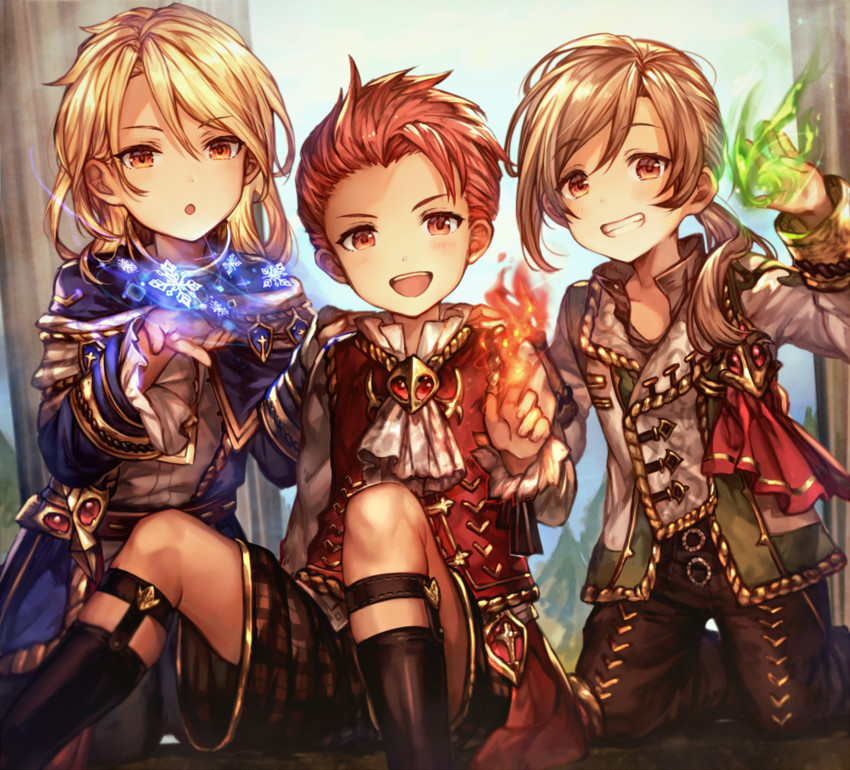percival, aglovale, and lamorak (granblue fantasy) drawn by shigaraki_(strobe_blue)