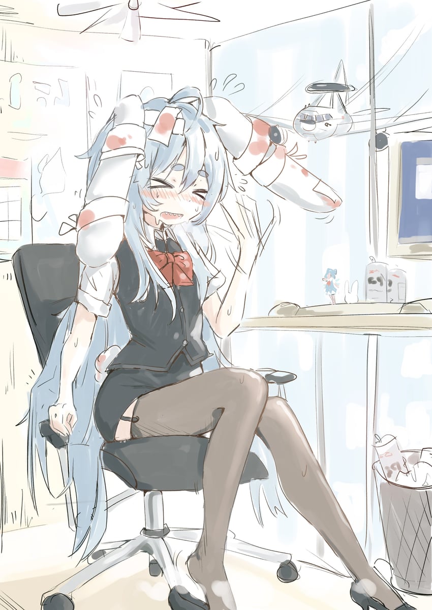 cirno and para (touhou and 1 more) drawn by wwparasi