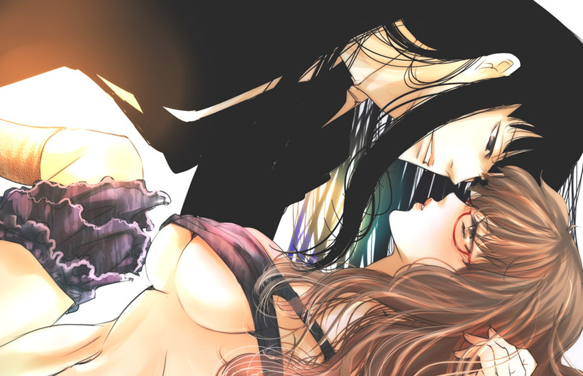 hazuki mina and sawasaki youko (darker than black) drawn by kaedeaoi
