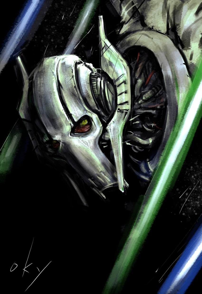 general grievous (star wars and 1 more) drawn by okayu_(okayumainichi)