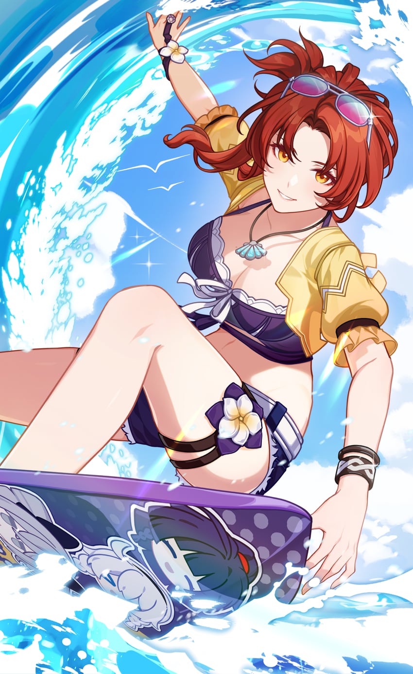 kiana kaslana, raiden mei, bronya zaychik, and murata himeko (honkai and 1 more)