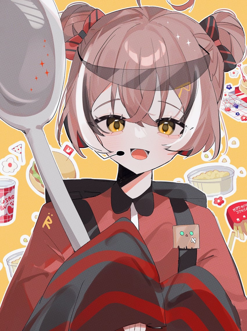 nanashi mumei and friend (hololive and 1 more) drawn by hana20000920
