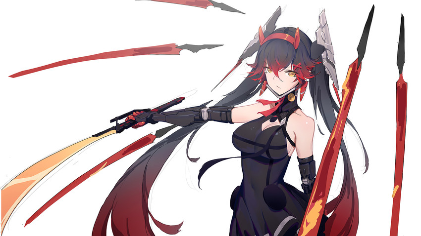 lucia and lucia: dawn (punishing: gray raven) drawn by huang_(volt0526)