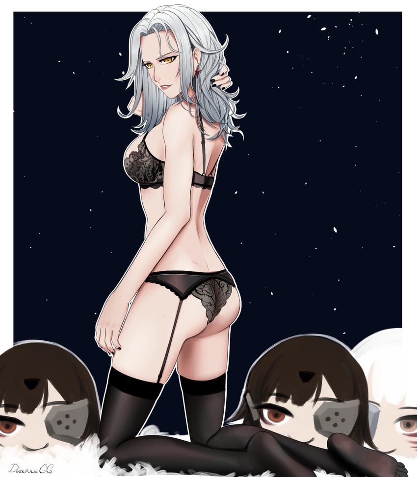 nyto, alina, and lady gray (girls' frontline) drawn by darkpulsegg