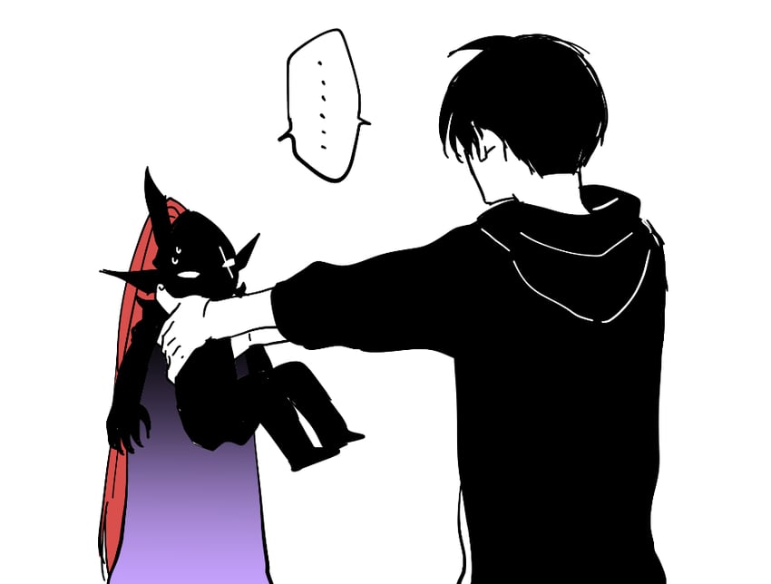 sung jin-woo and igris (solo leveling) drawn by 8mo10