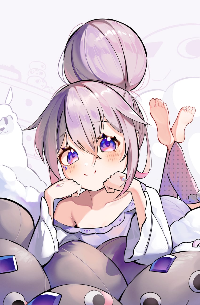 koseki bijou and pebble (hololive and 1 more) drawn by remirii