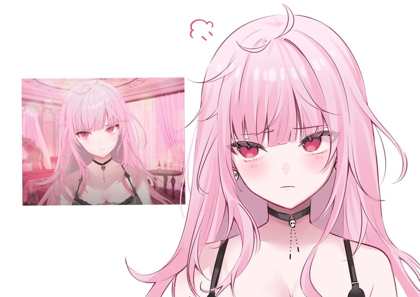 mori calliope (hololive and 1 more) drawn by yuru._(m29125567)
