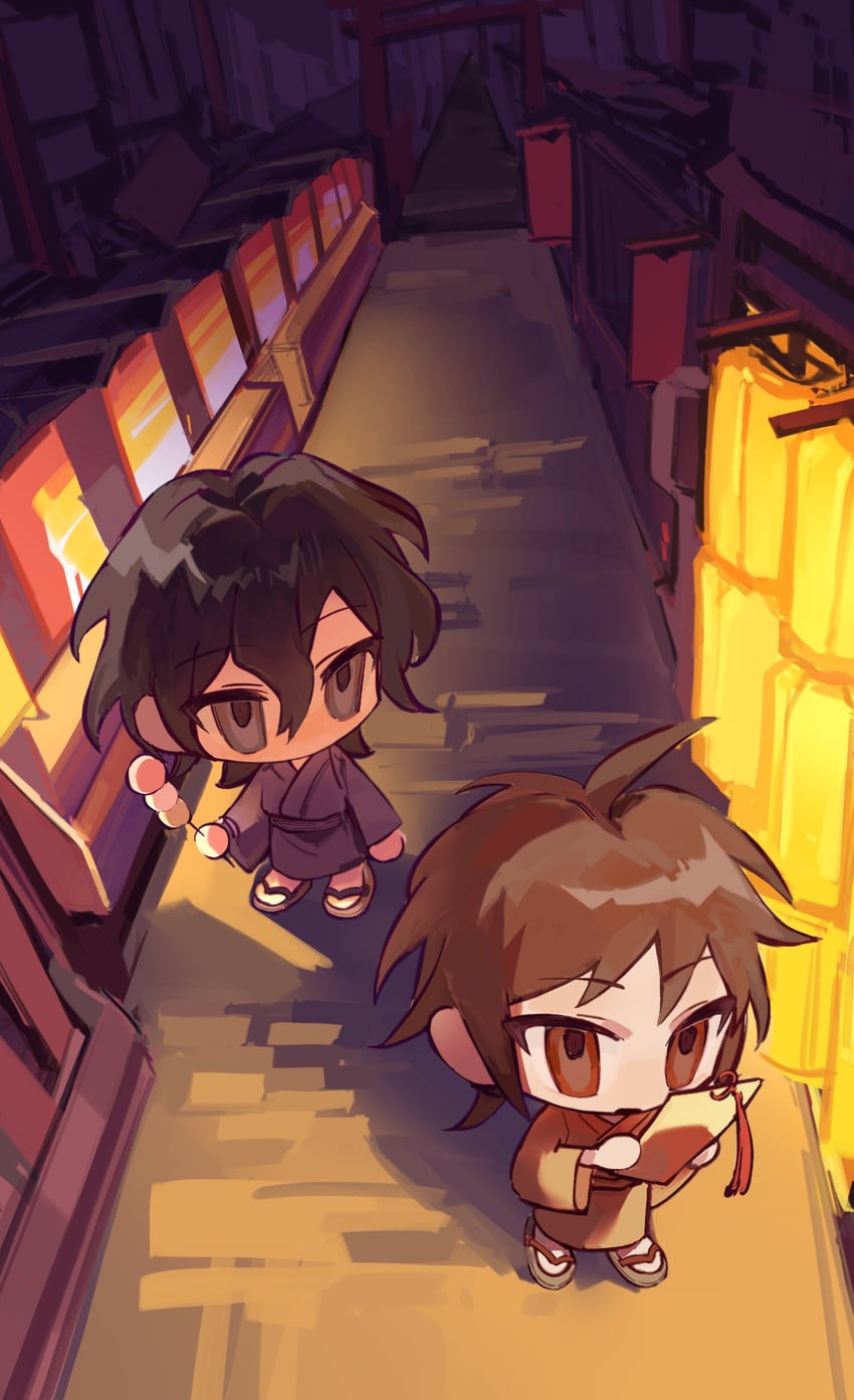 utsugi noriyuki and harada minoru (saibou shinkyoku) drawn by fu.fu.zhang