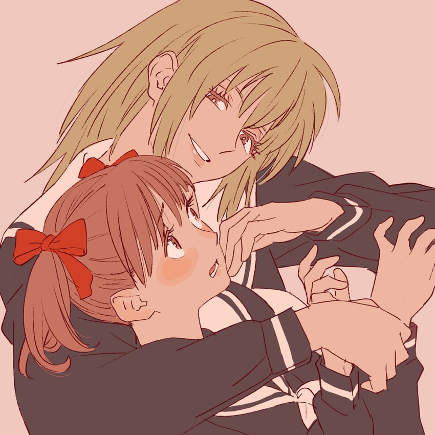 fukuzawa yumi and satou sei (maria-sama ga miteru) drawn by 55bata6rou