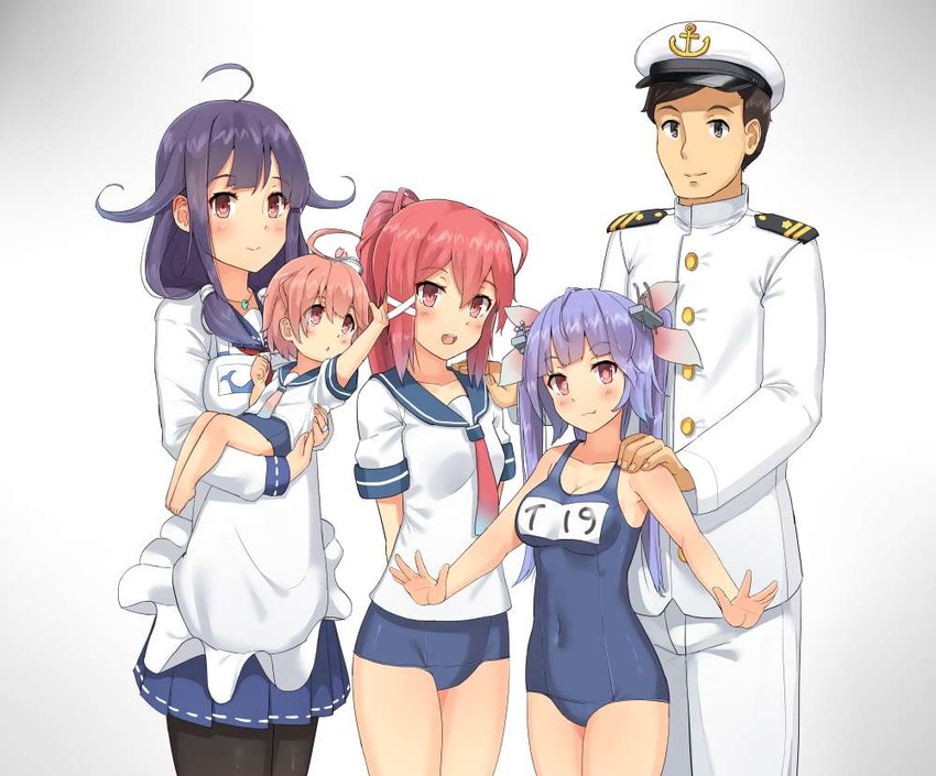 admiral, i-19, i-58, taigei, and i-168 (kantai collection) drawn by osananajimi_neko