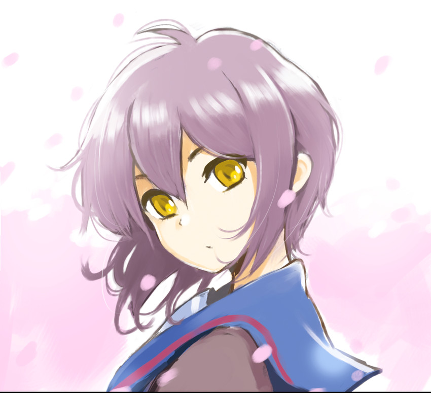 nagato yuki (suzumiya haruhi no yuuutsu) drawn by isshiki_tarou