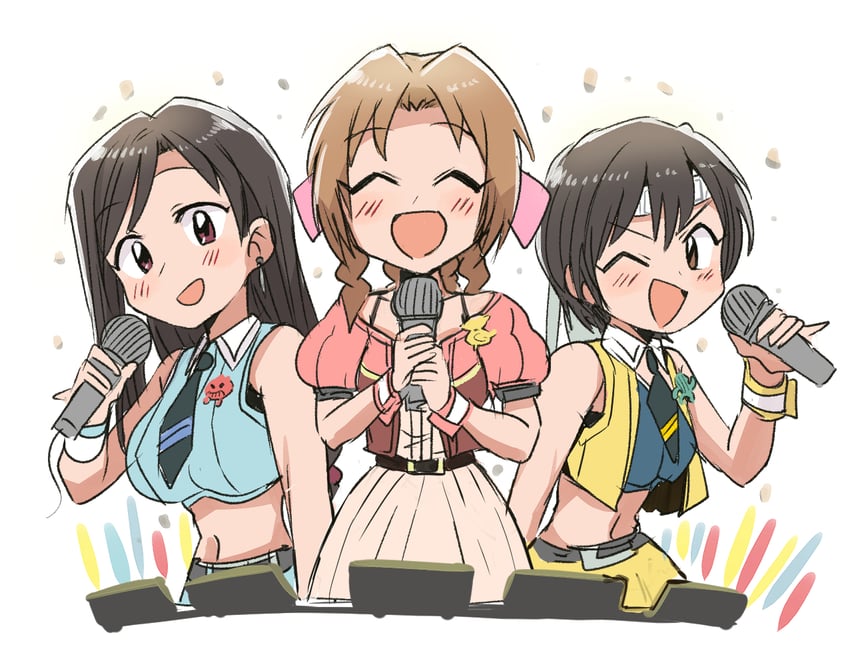 tifa lockhart, aerith gainsborough, yuffie kisaragi, sabotender, and bomb (final fantasy and 2 more) drawn by tsubobot