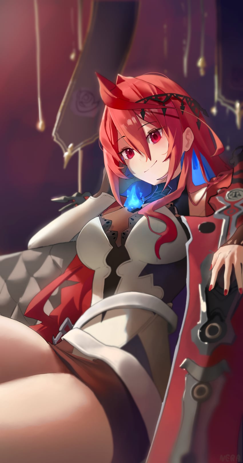 elizabeth rose bloodflame (hololive and 1 more) drawn by neratul