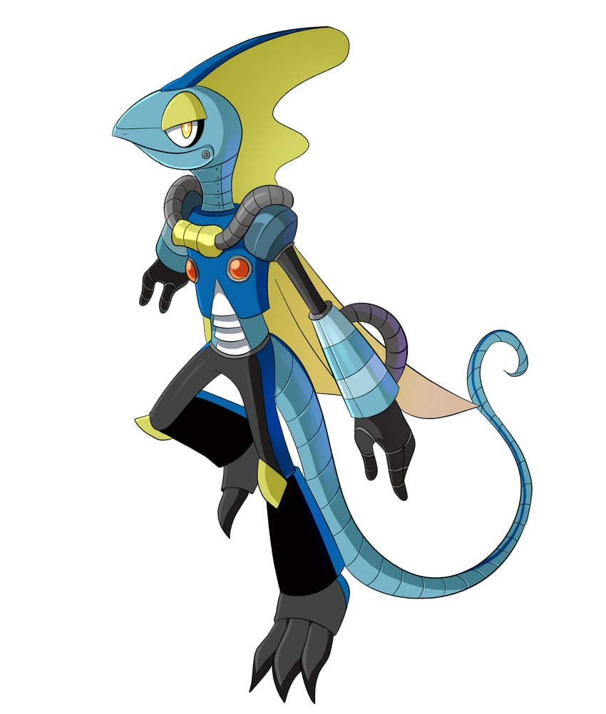 inteleon (pokemon and 2 more) drawn by spray_poka