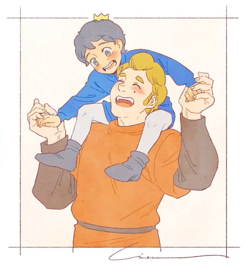 bojji and hokuro (ousama ranking) drawn by cinema_(cinema_rok)